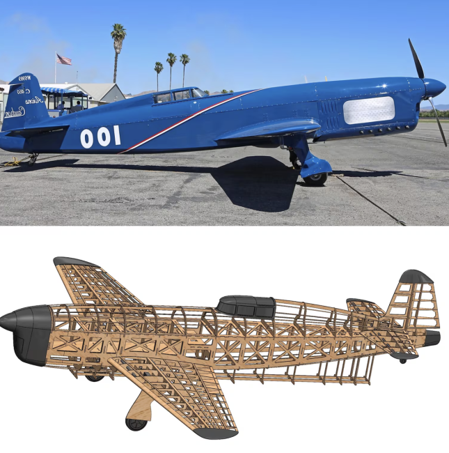 Caudron C460 2043 mm Lasercut Baukasten